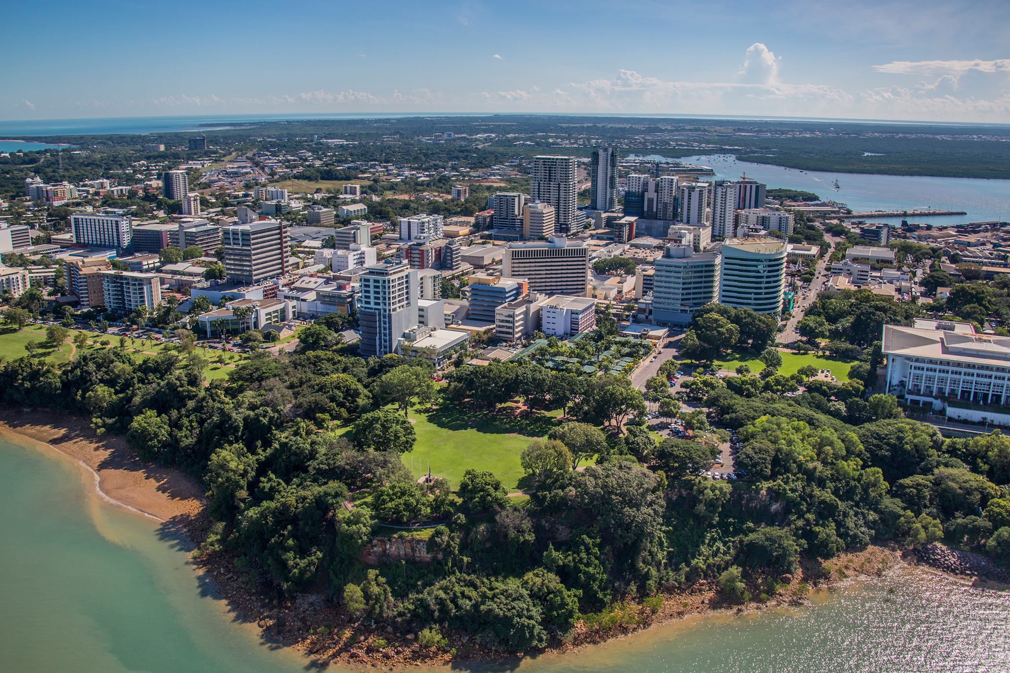 Bicentennial Park aerial